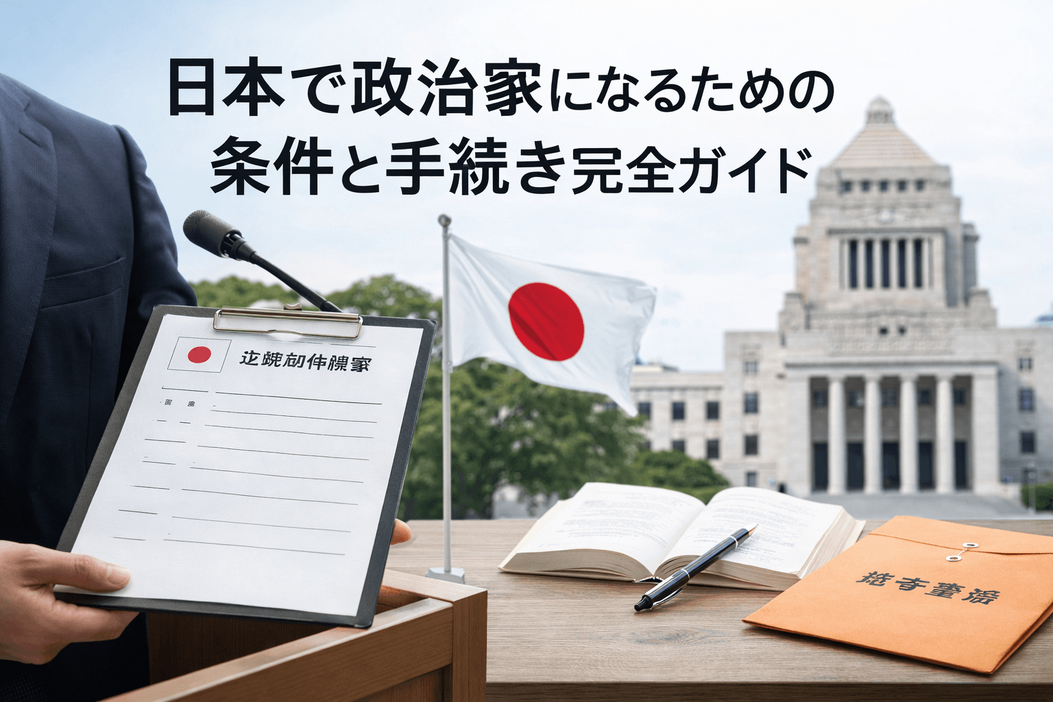 日本で政治家になるための条件と手続き完全ガイド